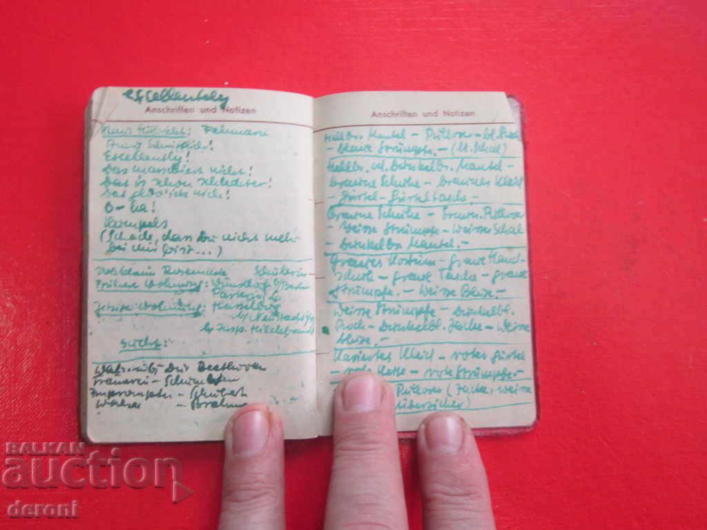 Old diary calendar 3 Reich 1944 - 6 Old diary calendar 3 Reich 1944 - 6