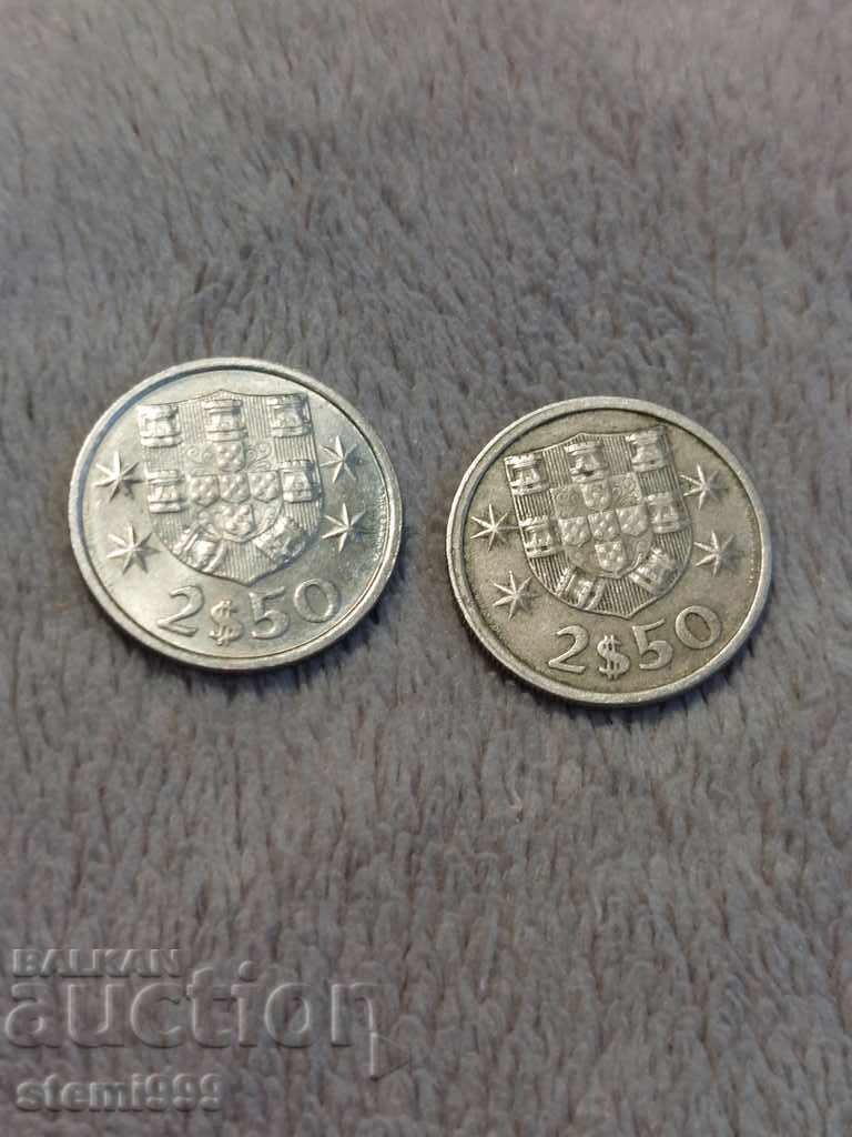 Πολλά νομίσματα Πορτογαλία