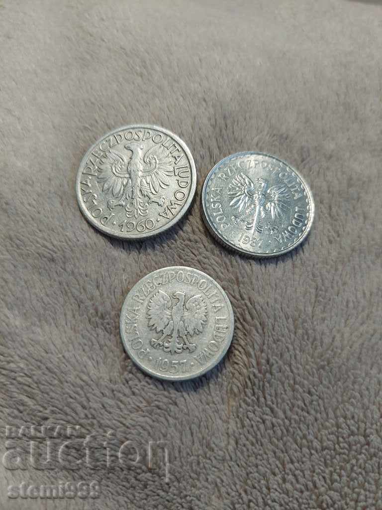 νομίσματα Lot Πολωνία με τιμή 1.00 BGN | € 0.51 νομίσματα Lot Πολωνία με τιμή 1.00 BGN | € 0.51