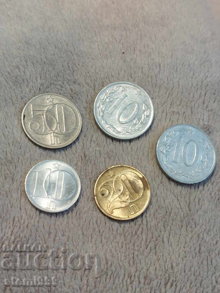 Πολλά νομίσματα της Τσεχοσλοβακίας