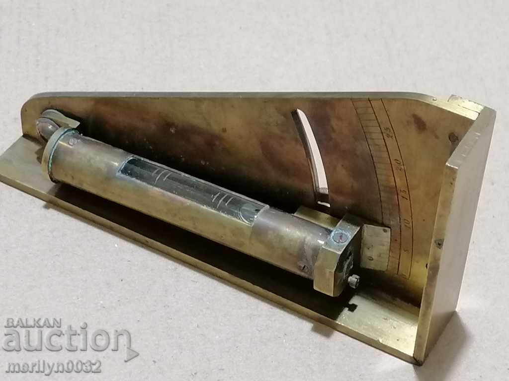 Military protractor artillery sextant seal double-headed eagle RRR - 6