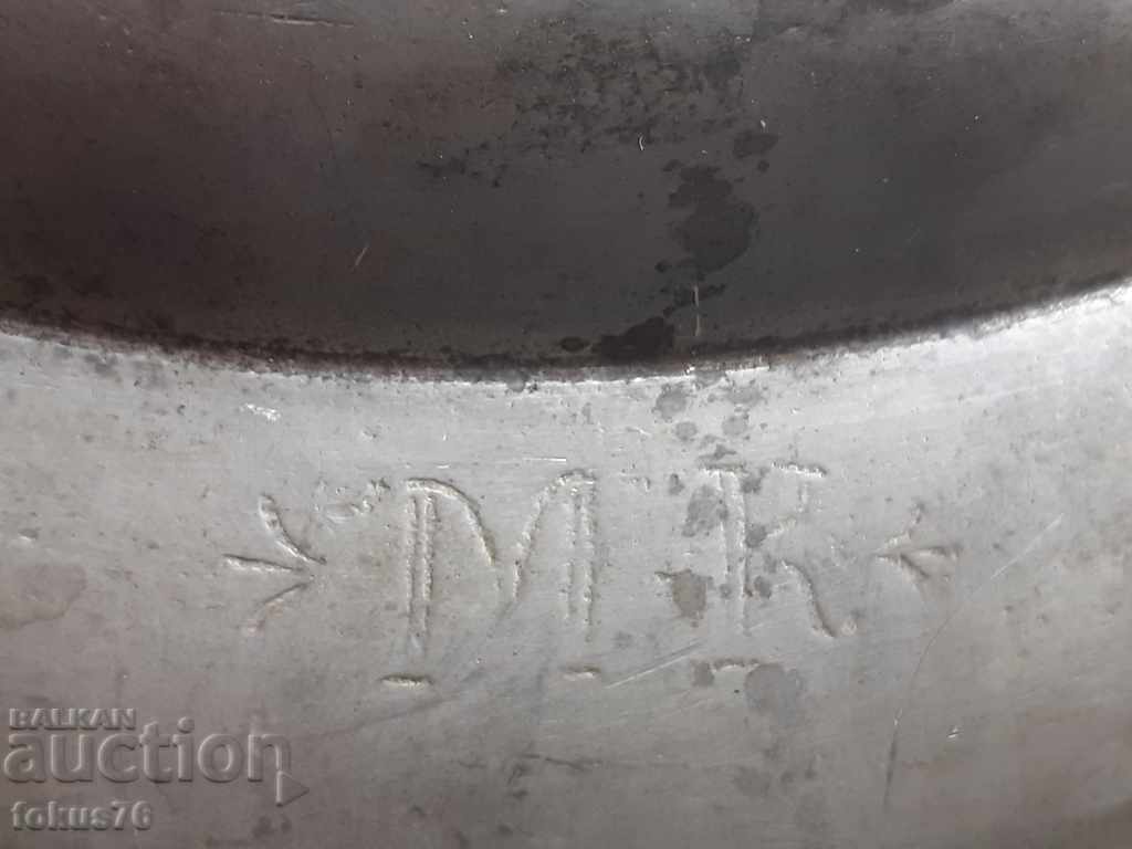 Παλιές μεγάλες σημάνσεις πλατό δίσκου μολύβδου από κασσίτερο - 5 Παλιές μεγάλες σημάνσεις πλατό δίσκου μολύβδου από κασσίτερο - 5