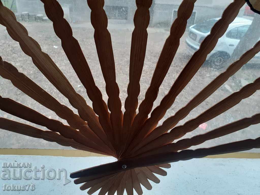 Παράδοση Τεράστια παλιά ζωγραφισμένη στο χέρι βεντάλια ελαιογραφία σε καμβά Παράδοση Τεράστια παλιά ζωγραφισμένη στο χέρι βεντάλια ελαιογραφία σε καμβά