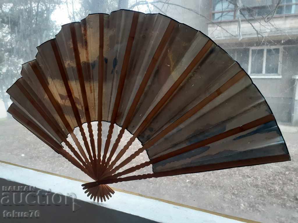 Τεράστια παλιά ζωγραφισμένη στο χέρι βεντάλια ελαιογραφία σε καμβά - 5 Τεράστια παλιά ζωγραφισμένη στο χέρι βεντάλια ελαιογραφία σε καμβά - 5