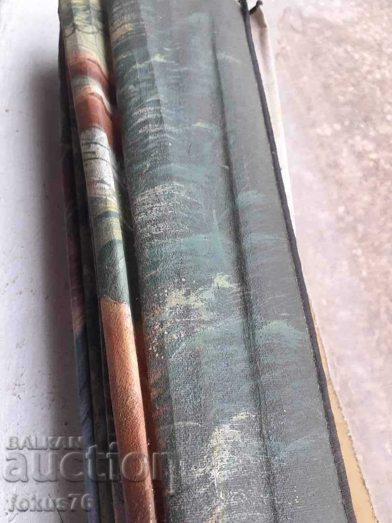 Τεράστια παλιά ζωγραφισμένη στο χέρι βεντάλια ελαιογραφία σε καμβά - 7 Τεράστια παλιά ζωγραφισμένη στο χέρι βεντάλια ελαιογραφία σε καμβά - 7