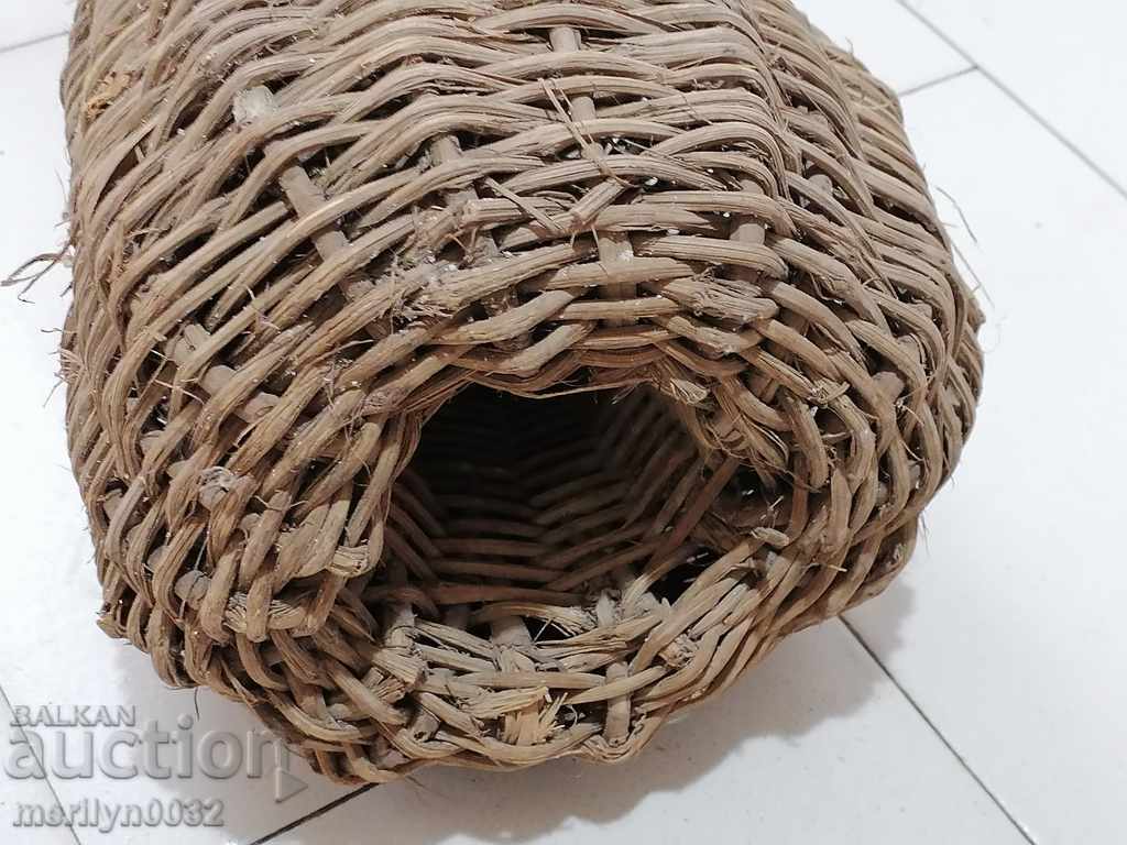 Auction  Wicker basket for fishing winter basket wicker vessel