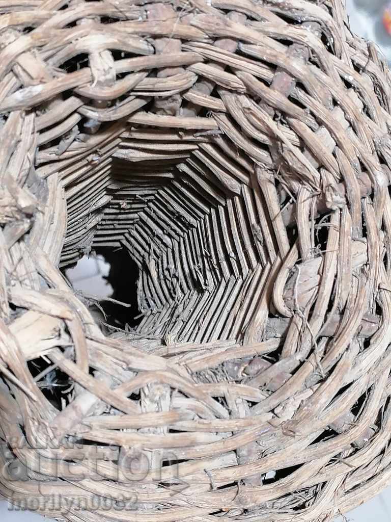 Delivery of Wicker basket for fishing winter basket wicker vessel