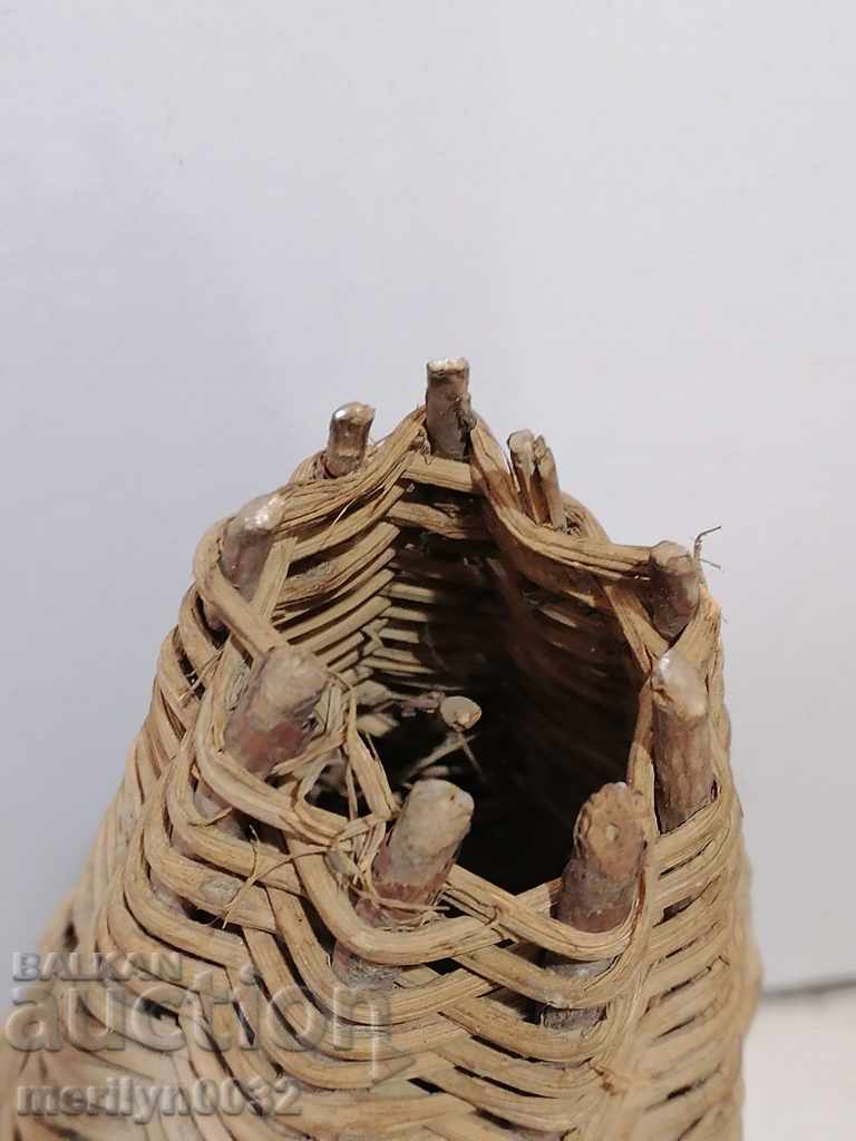 Wicker basket for fishing winter basket wicker vessel - 5