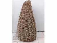 Wicker basket for fishing winter basket wicker vessel