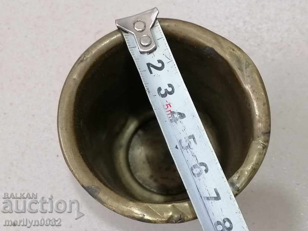 Brass cup with engravings Tsarist Russia - 6 Brass cup with engravings Tsarist Russia - 6