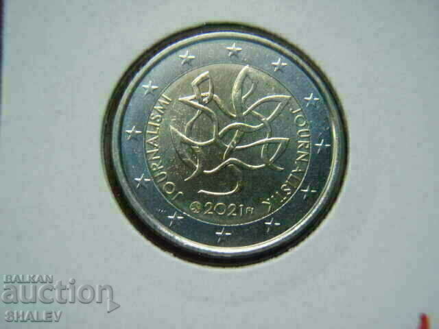 Delivery of 2 Euro 2021 Finland "Jurnalistica" (1) - Unc Delivery of 2 Euro 2021 Finland "Jurnalistica" (1) - Unc