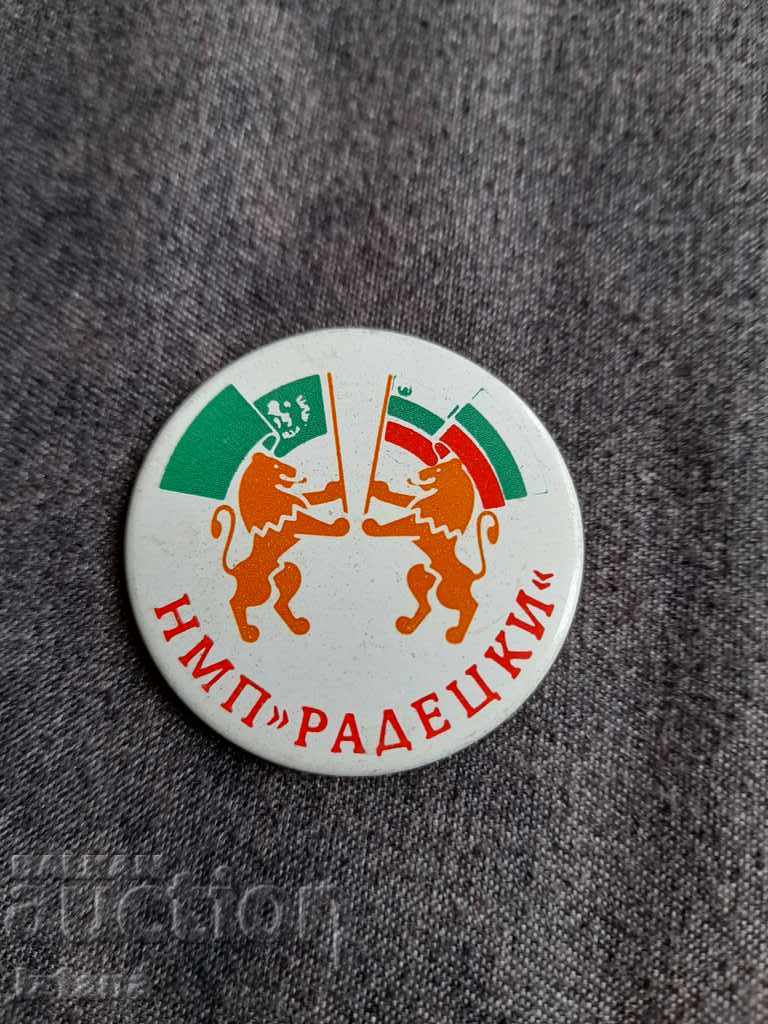 Old badge of NMP Radecki
