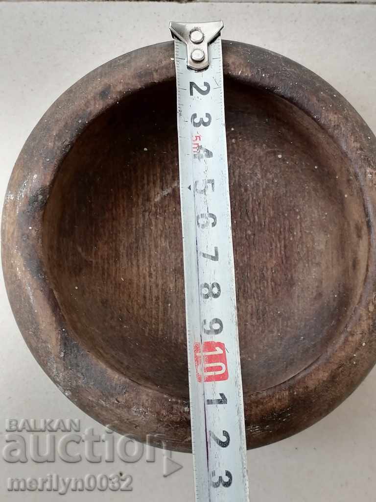Wooden bowl bowl without lid, bowl wooden primitive - 5 Wooden bowl bowl without lid, bowl wooden primitive - 5
