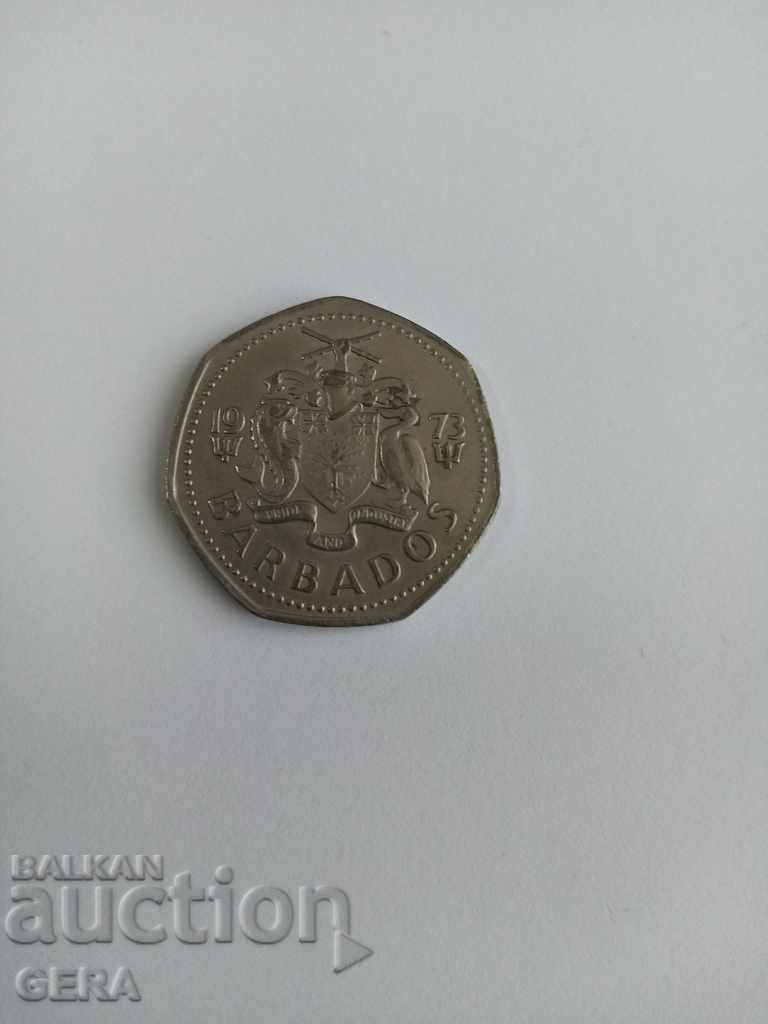 Монета  1 долар от Барбадос