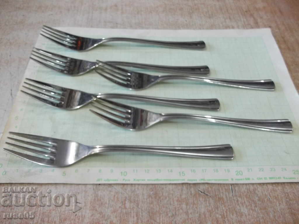 Lot of 6 pcs. forks "dalper" with price 30.00 BGN | € 15.34 Lot of 6 pcs. forks "dalper" with price 30.00 BGN | € 15.34