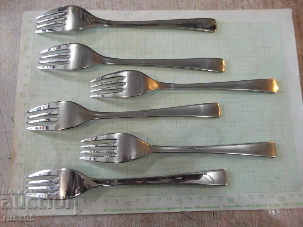 Lot of 6 pcs. forks "dalper" - 5 Lot of 6 pcs. forks "dalper" - 5