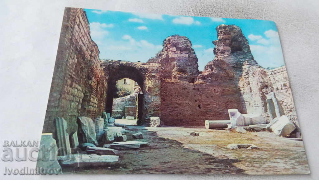 Пощенска картичка Варна Римски терми II - III век 1977