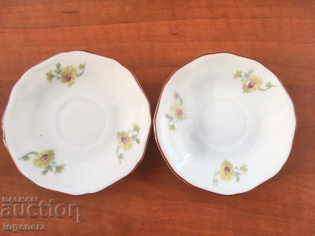PLACĂ PORCELANĂ-ISIS BULGARIA-1963-2 BUC