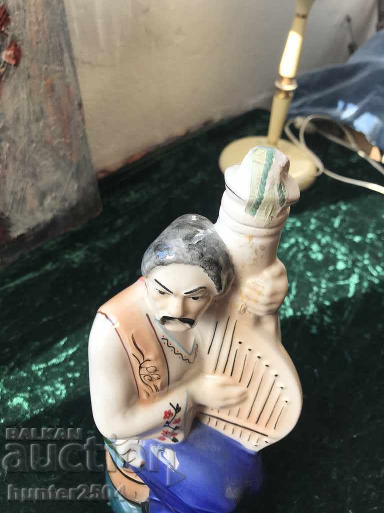 Auction  Porcelain drinking bottle - USSR. Hand painted. Volume 1 l.