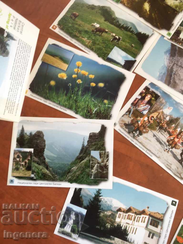 Delivery of CARD CARDS SET-NATURE-CENTRAL BALKANS-12 PCS