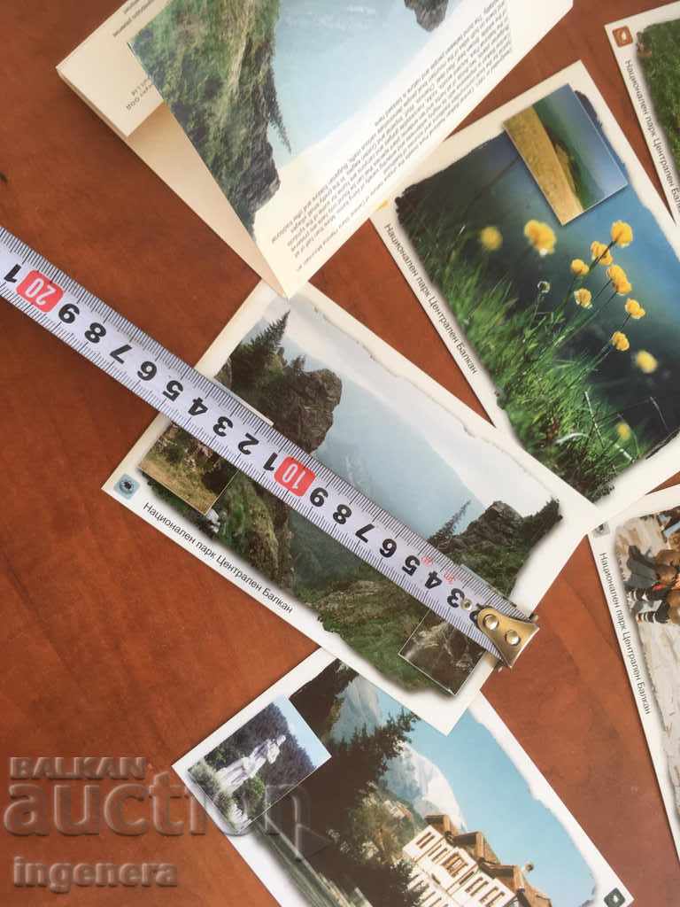 CARD CARDS SET-NATURE-CENTRAL BALKANS-12 PCS - 7