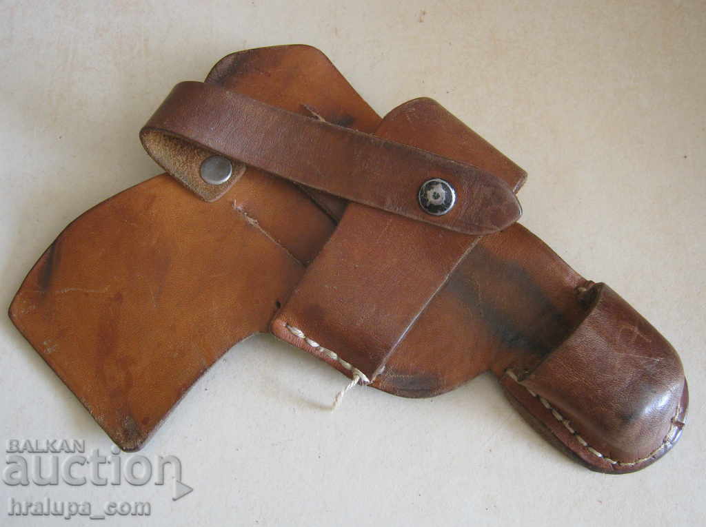 Δερμάτινη θήκη για ένα πυροβόλο όπλο