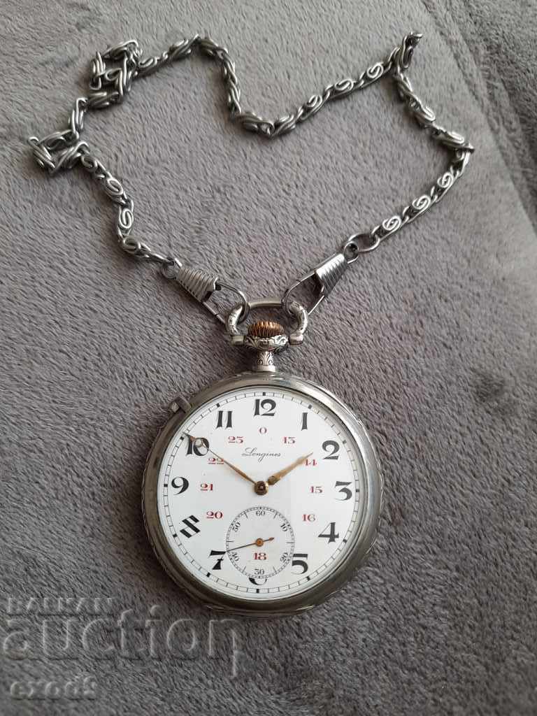 Βραβευμένο ρολόι τσέπης Longines
