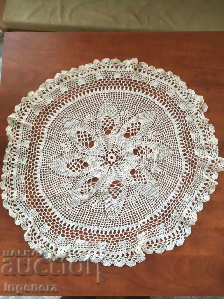 COPERTA MILO tricotat pe un singur cârlig etnic