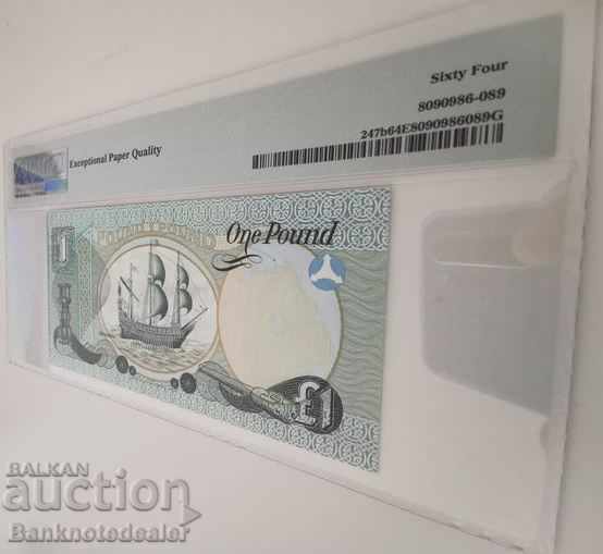 Ireland Provincial Bank 1 Pound 1979 Pick 247b Ref 4335 PMG with price 110.00 BGN | € 56.24