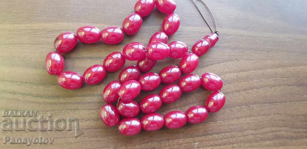 Auction  Rosary amber 33+1 base real