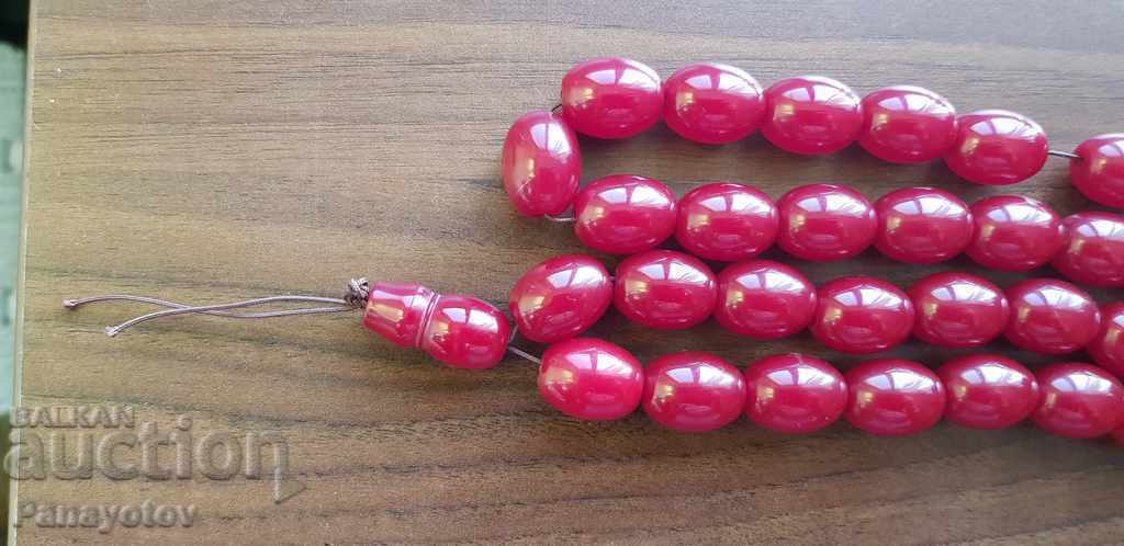Rosary amber 33+1 base real - 5