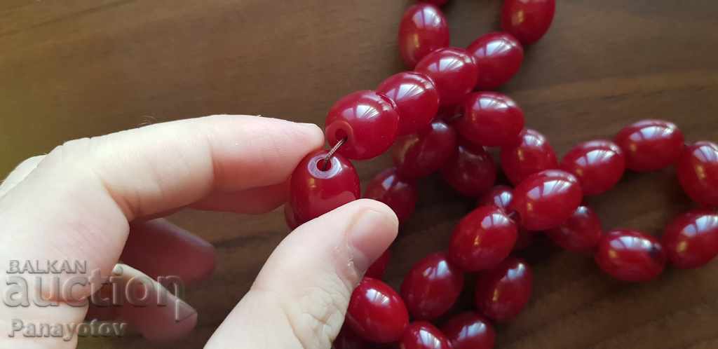 Rosary amber 33+1 base real - 6