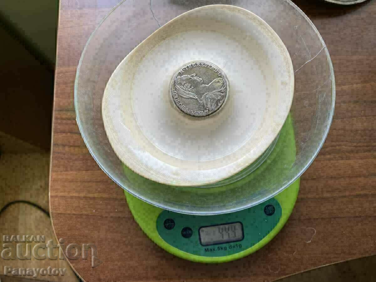 Ivory ASHTRAY WITH COIN HUGE BEAUTIFUL RARE TALER - 7 Ivory ASHTRAY WITH COIN HUGE BEAUTIFUL RARE TALER - 7