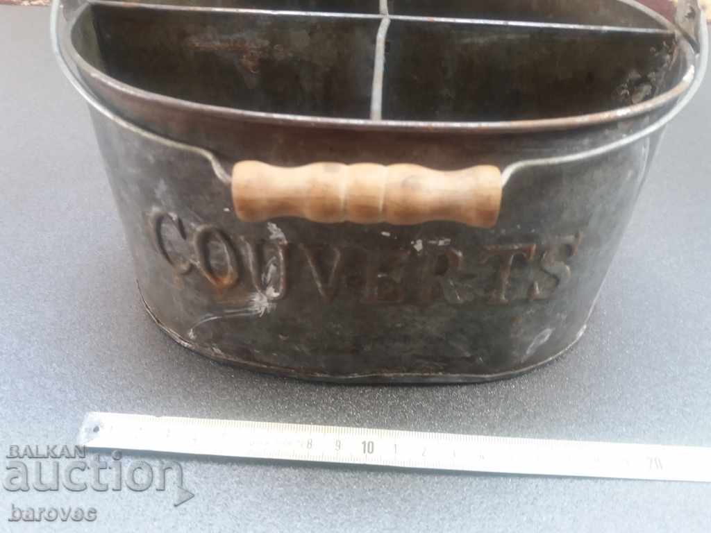 An old metal bowl - 5