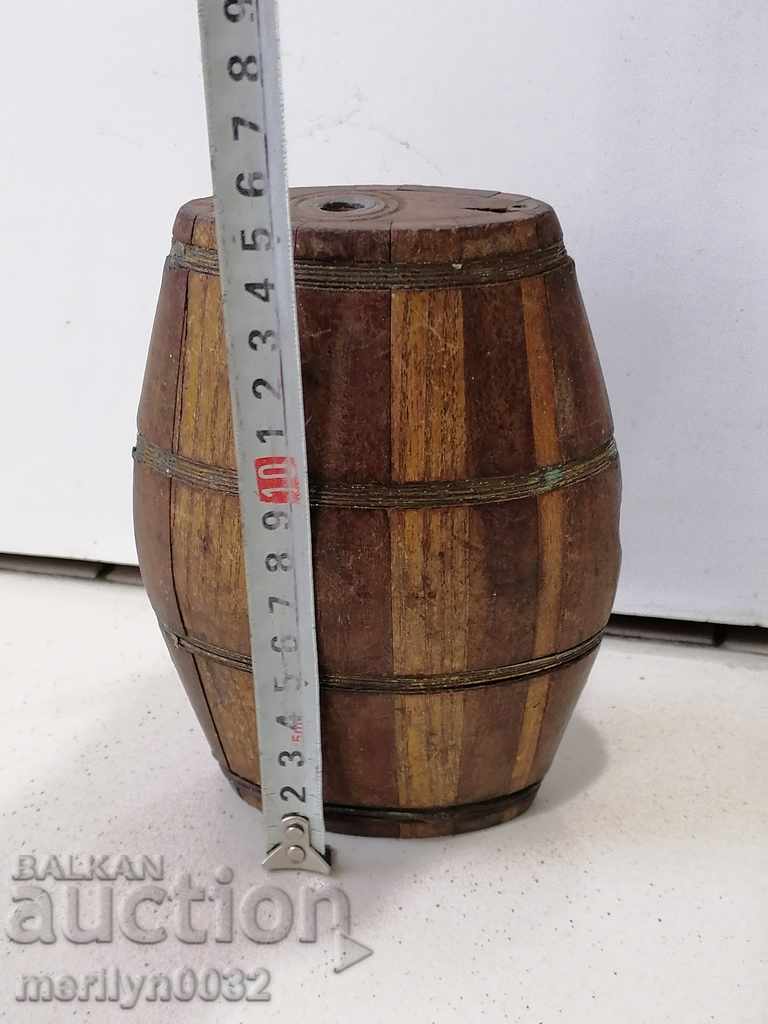 Old wood pawler wooden bucket brown bucket with price 55.00 BGN | € 28.12