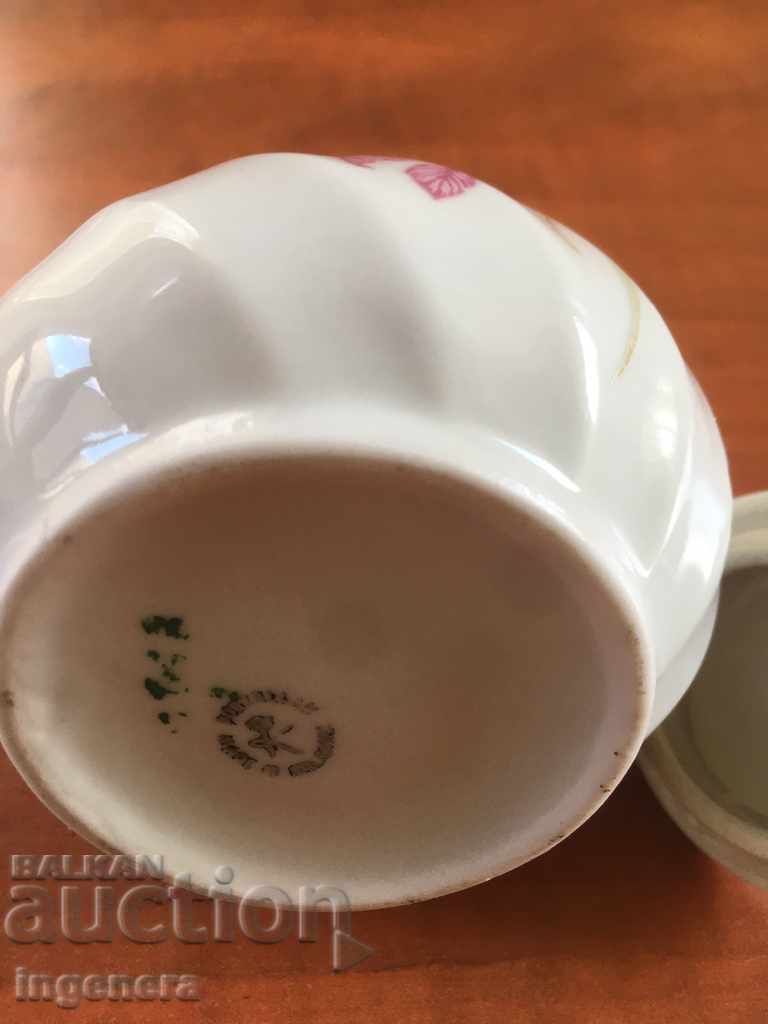 PORCELAIN SUGAR BULGARIA - 6 PORCELAIN SUGAR BULGARIA - 6