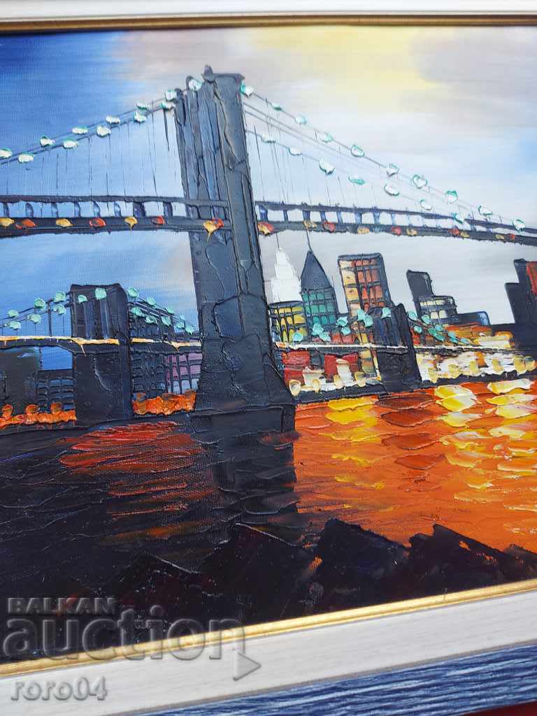 Delivery of NEW YORK - THE BROOKLIN BRIDGE Delivery of NEW YORK - THE BROOKLIN BRIDGE