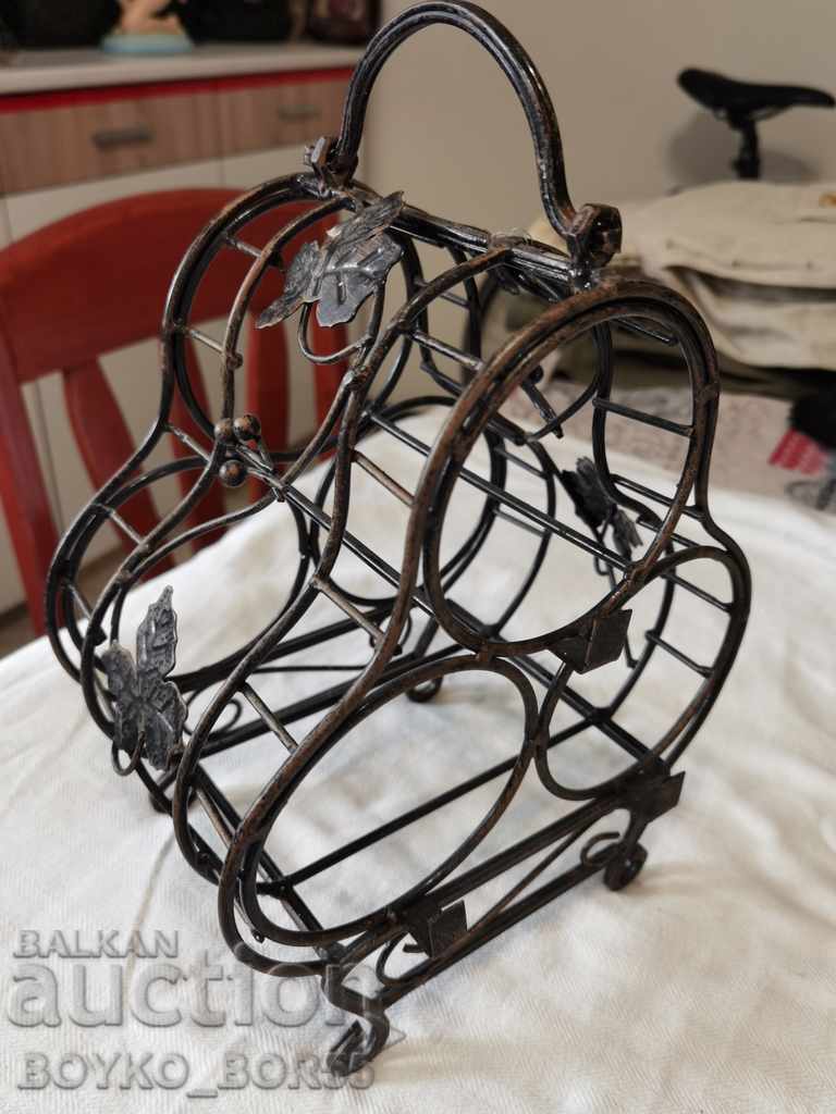 Metal Triple Wine Bottle Stand Super Collar with price 49.00 BGN | € 25.05 Metal Triple Wine Bottle Stand Super Collar with price 49.00 BGN | € 25.05