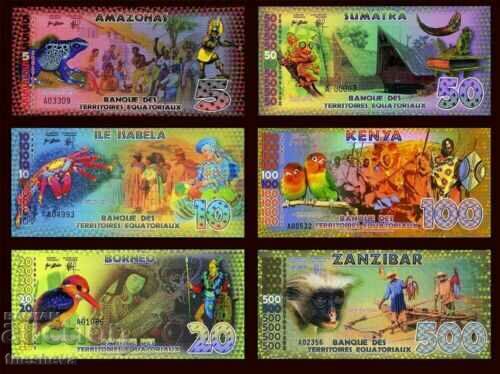 Delivery of SET OF EQUATORIAL TERRITORIES 2015-UNC Delivery of SET OF EQUATORIAL TERRITORIES 2015-UNC