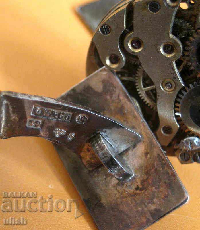 Доставка на Стиймпънк сребърни ръкавели часовников механизъм копчета Доставка на Стиймпънк сребърни ръкавели часовников механизъм копчета