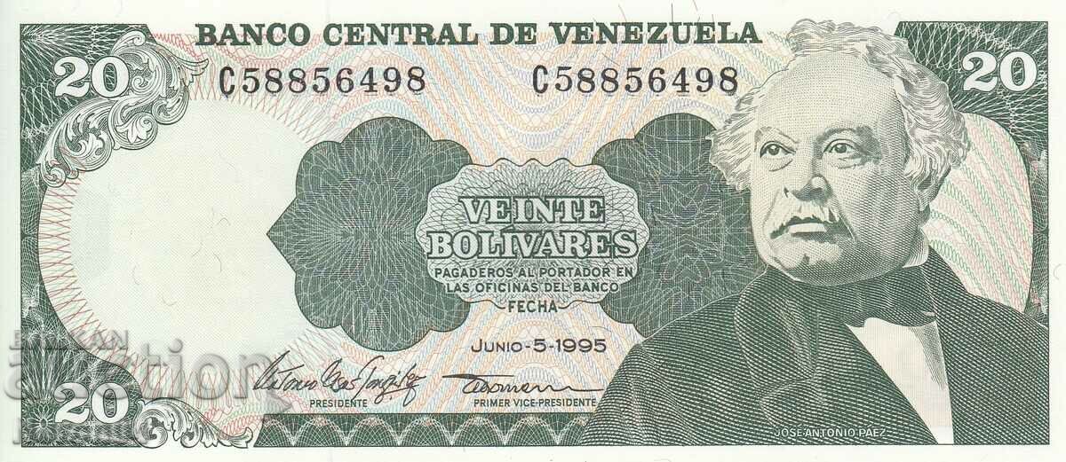 20 Bolivars 1995, Venezuela