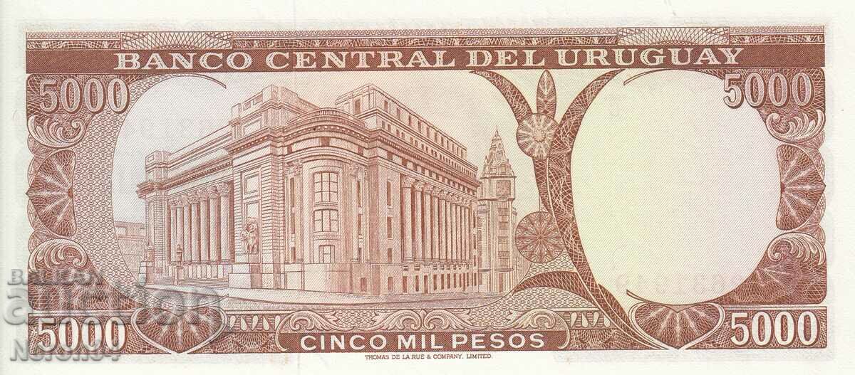 5000 pesos 1967, Uruguay cu preț 24.99 BGN | € 12.78