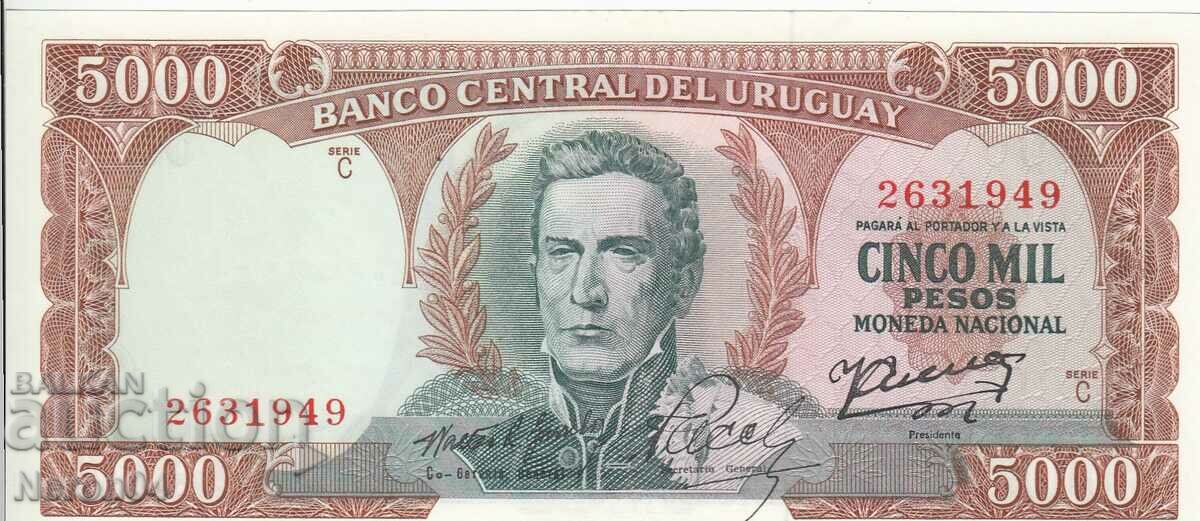 5000 pesos 1967, Uruguay