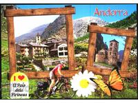 Пощенска картичка Андора страната на Пиренеите