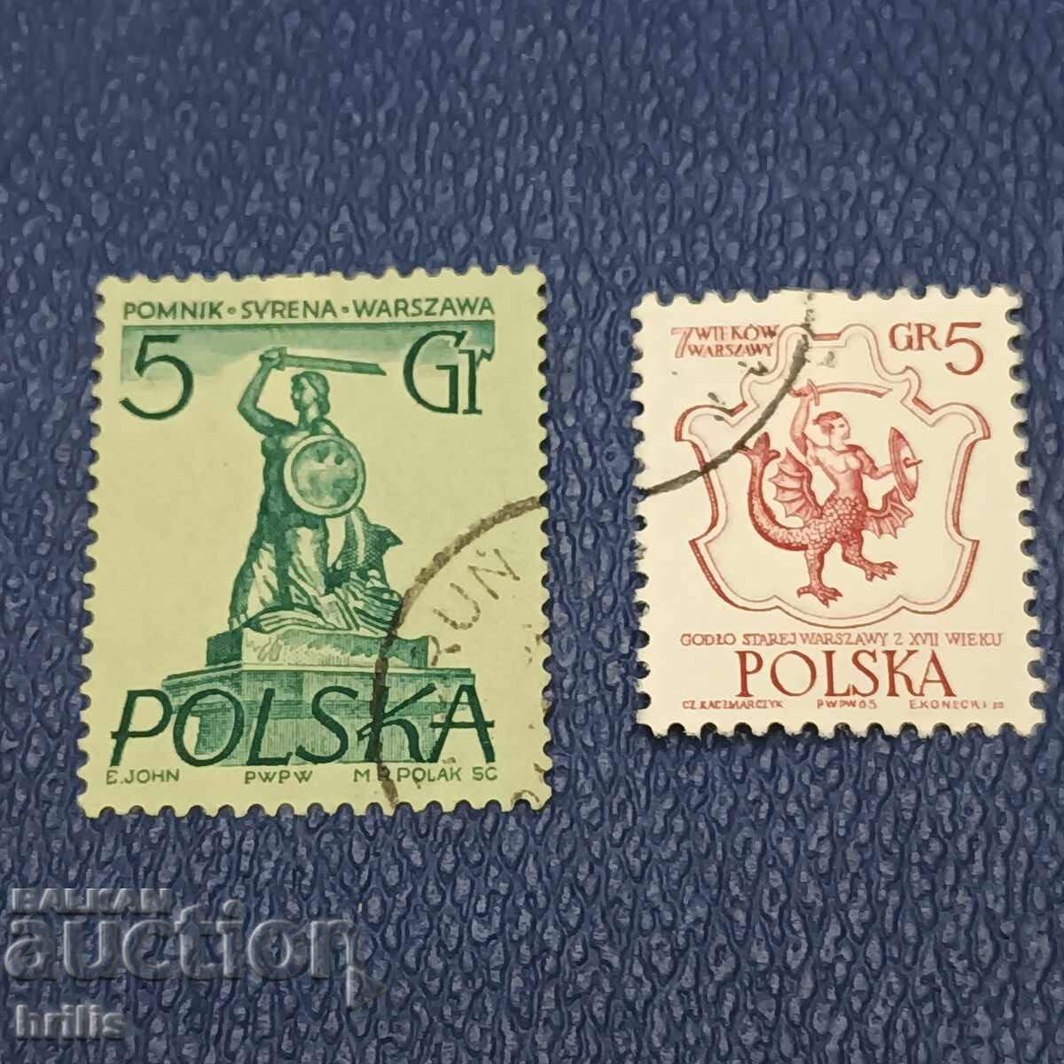 ПОЛША - 1960-ТЕ - 2 МАРКИ