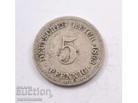 5 Pfennig PFENNIG 1893 - Germania
