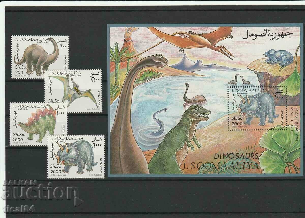 Somalia 1993 Dinozauri