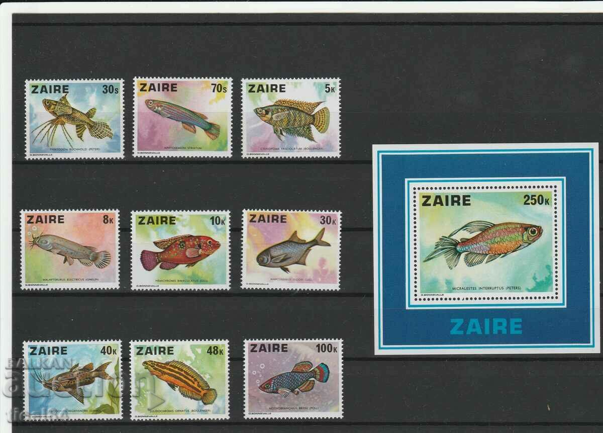 Congo (Zaire) 1978 Pești