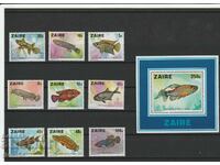Congo (Zaire) 1978 Pești