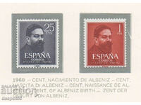 1960. Spania. Isaac Albenis, compozitor (1860-1909).
